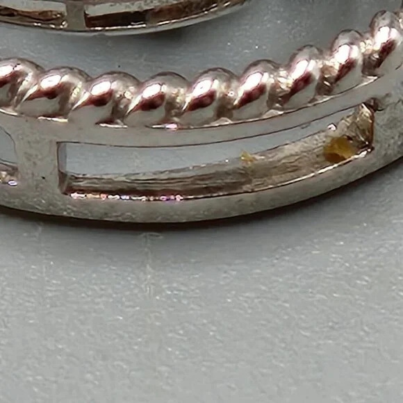 JWBR Sterling Silver 925 Pendant Necklace Floating Halo Blue Stone Accent 18" - Picture 4 of 10